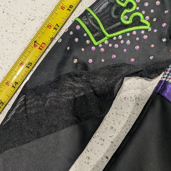 REAL Rebel Athletics ALLSTAR Cheer Uniform Cheerleading ELITE All Star AS Small - Picture 5 of 16